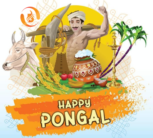 Wishing you an aspicious pongal…!!!