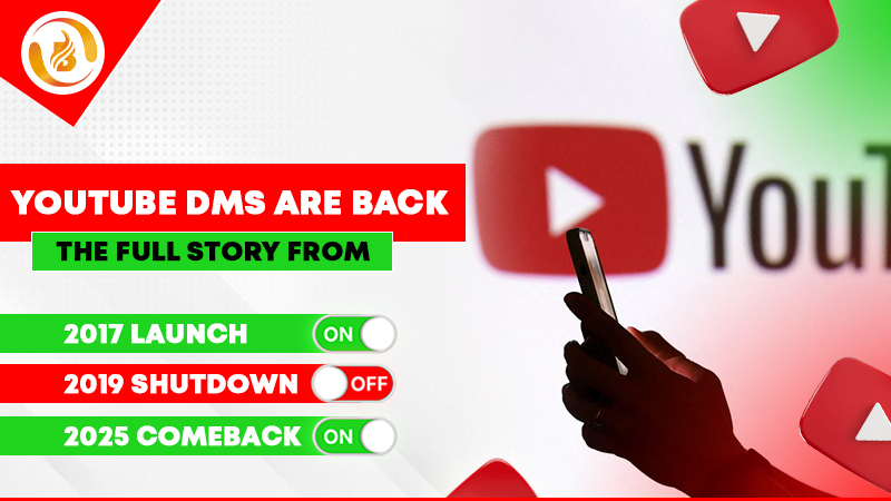 YouTube DMs Are Back After 6 Years — Here’s the Full Story!