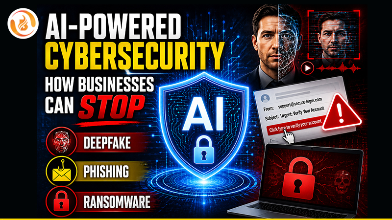 AI-Powered Cybersecurity: How Businesses Can Stop Deepfake, Phishing & Ransomware Attacks