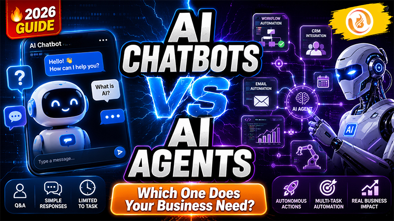 AI Chatbots vs AI Agents: What’s the Difference and Which One Does Your Business Need?