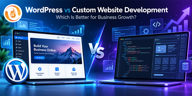 WordPress vs Custom Website Development: Which Is Better for Business Growth?